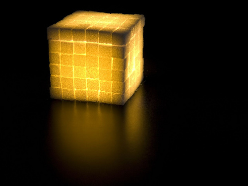 Необычный кубик с подсветкой
