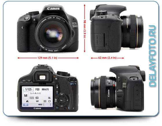 Canon EOS 550D – профессиональная камера для любителя