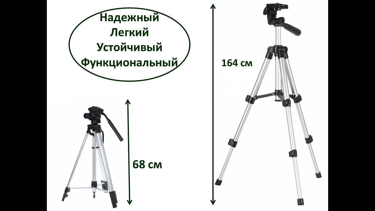 Схема применения штатива